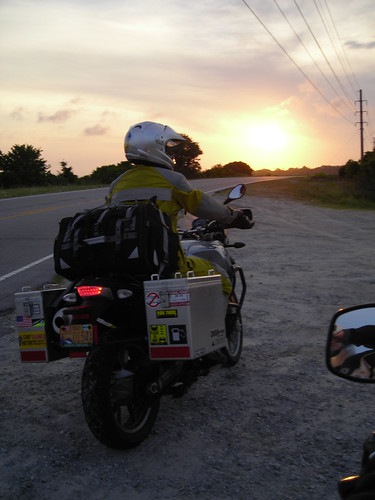 Sunrise by BrENDURO, Just on the south side of the North River near Beaufort, NC, USA. Up at 5:30am to catch a ferry to O