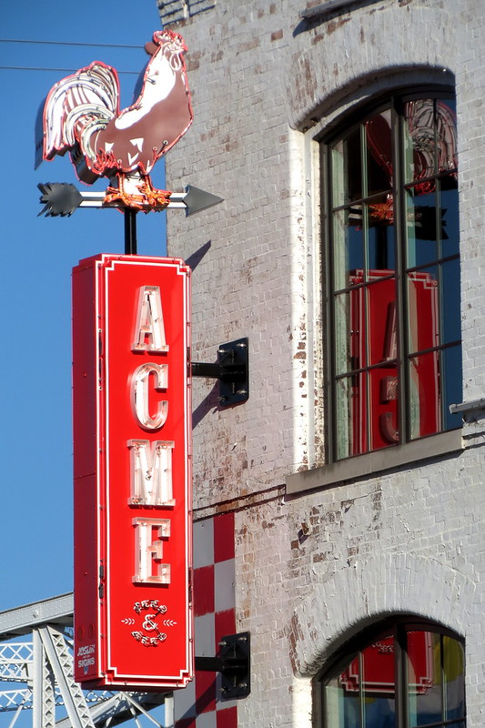 Acme Feed & Seed neon sign - Downtown Nashville