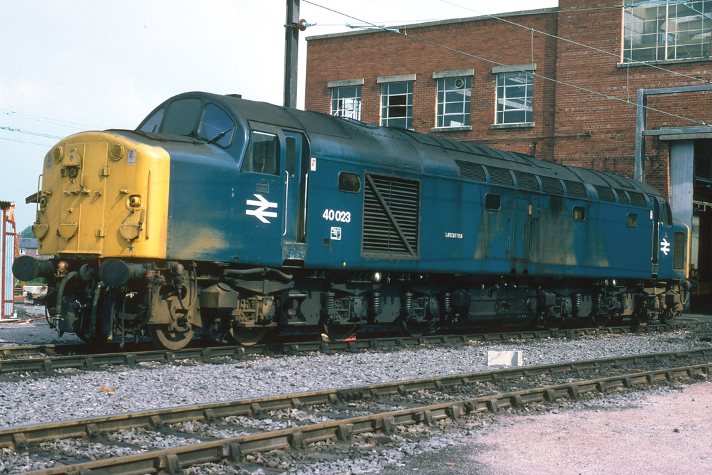 British Rail class 40 diesel locomotive 40023 'Lancastria'… | Flickr