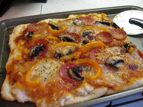 Pizza with Pioneer Woman dough | by southernbornandbredgirl