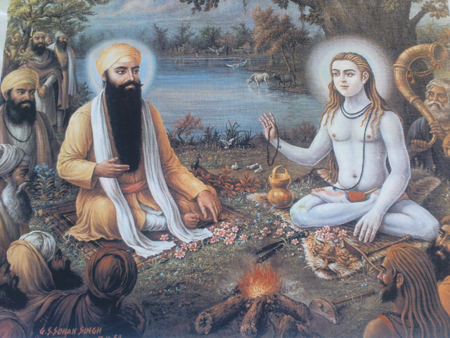 Guru Ram Das Ji & Baba Sri Chand- Painting