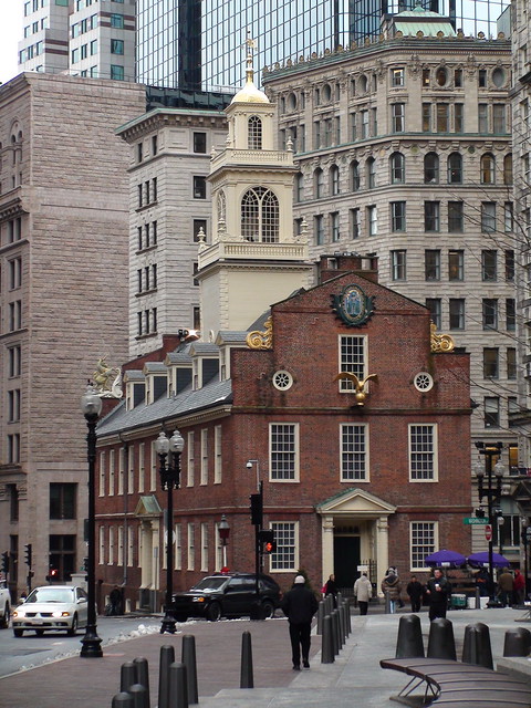 Old State House in Central Boston