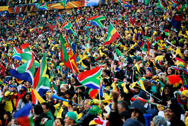 South Africa Fans Celebration at Soccer City