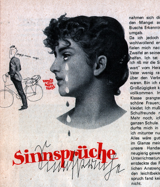 East German Illustration for a short story, 1970