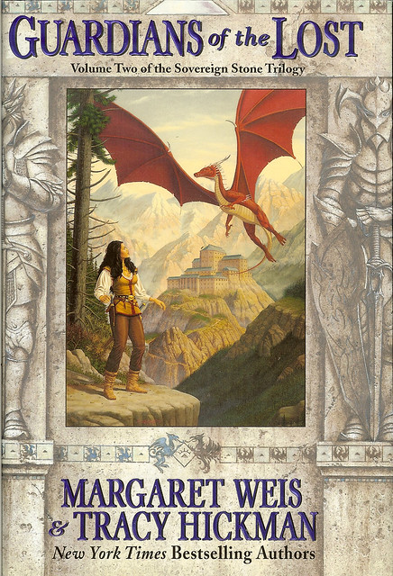 Margaret Weis & Tracy Hickman - Guardians of the Lost: Volume Two in the Sovereign Stone Trilogy - cover artist Larry Elmore