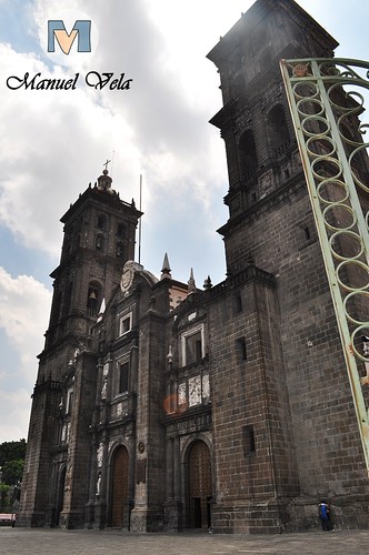 DSC_0184 Catedral en el centro histórico de la Ciudad de Puebla por LAE Manuel Vela