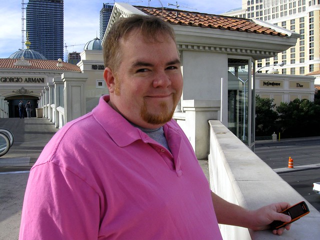 Michael Outside at Caesars Palace - Las Vegas