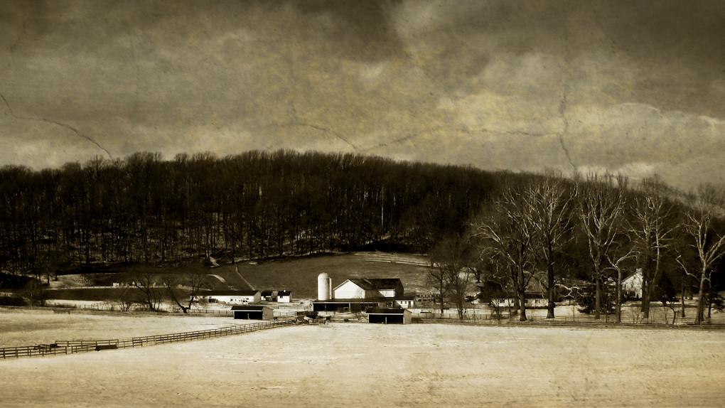 Winter Farm by c.huller