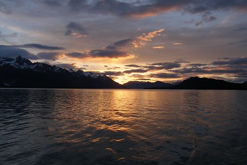 Sunset - Last Night of Cruise 6/16/06 10:00 PM by apbrooks, vacation spring alaskajune2006