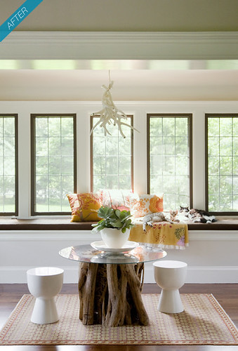 Picture of eclectic modern tudor sunroom after | posted on raenovate 23… | Flickr