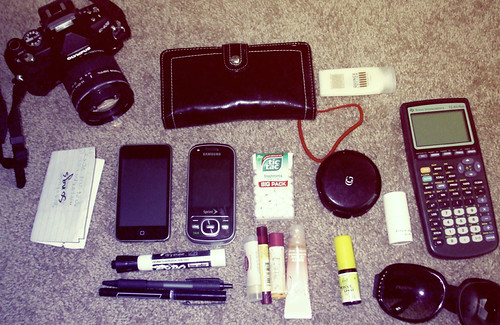 what's in your bag? | by Madeleine Schaffner