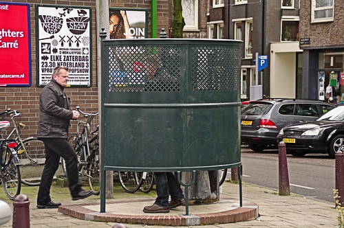 Part of Amsterdam's charm: out in the open - the free public urinals for men by Amsterdam Today