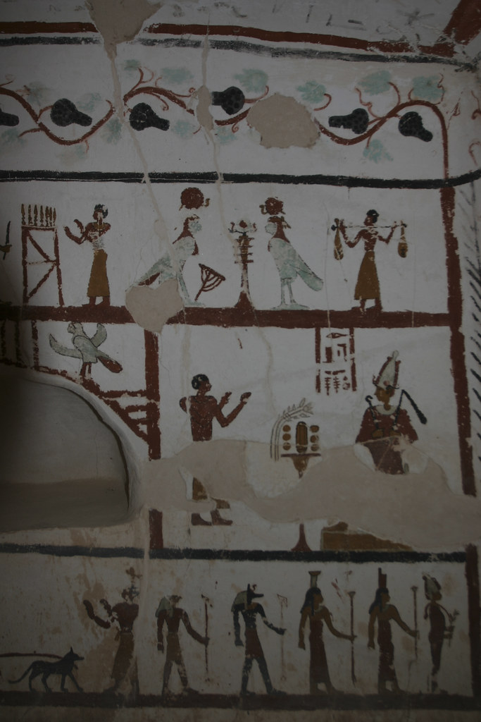 Paintings from the tomb of Sadosiris at Muzawaka (III)