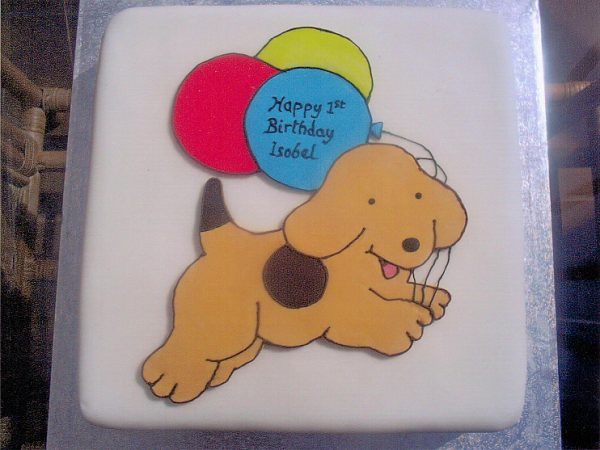 Spot the Dog cake | Square sponge cake covered with fondant … | Flickr