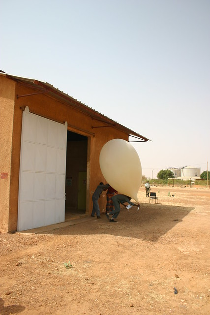 Launching a Sonde in Niamey