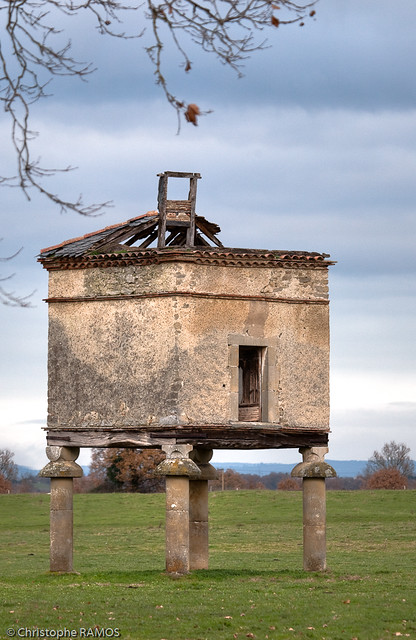 Pigeonnier en ruine à Soual (Tarn, 81)