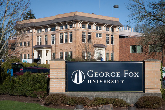George Fox University Sign - Feb 10