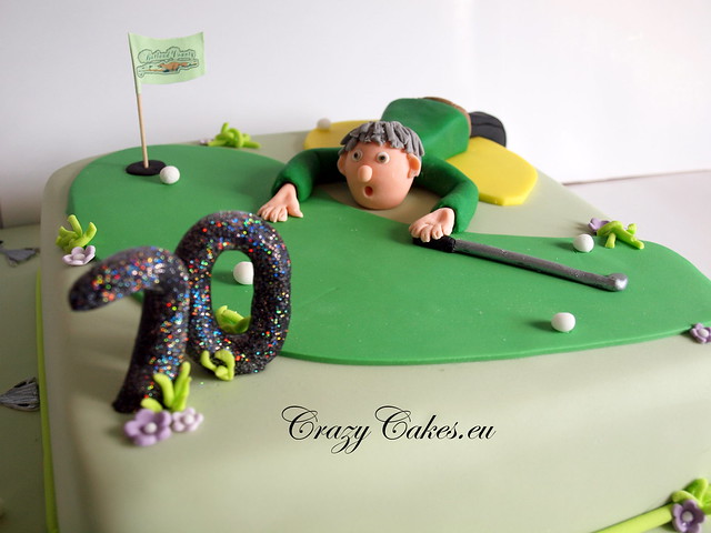 Golf Cake for a 70th