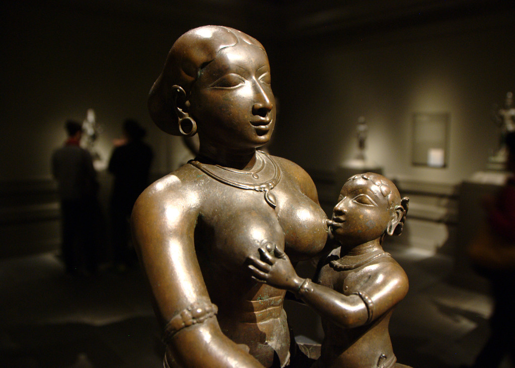 Infant Krishna and his Foster-Mother Yashoda