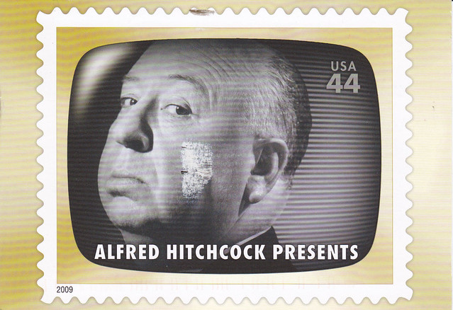 USPS Early TV Memories Alfred Hitchcock Postcard