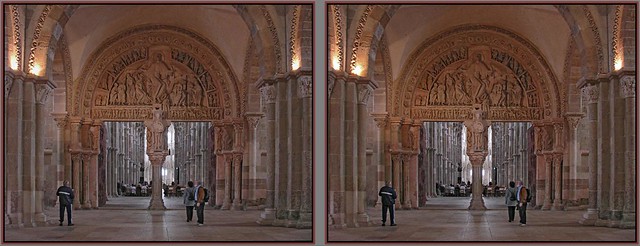 Vezelay Basilique Ste-Madeleine [X stereo]