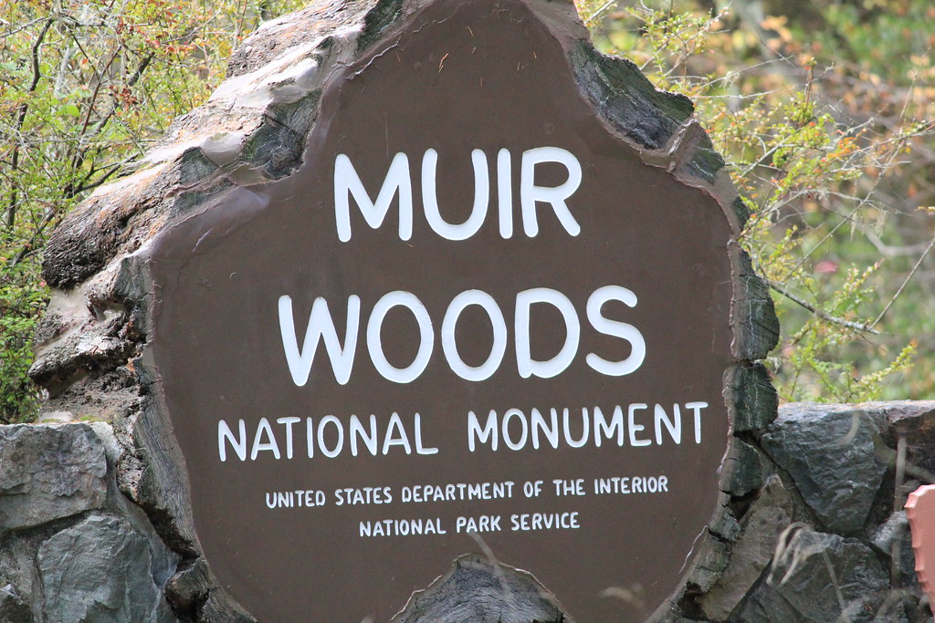 Muir Woods welcome sign
