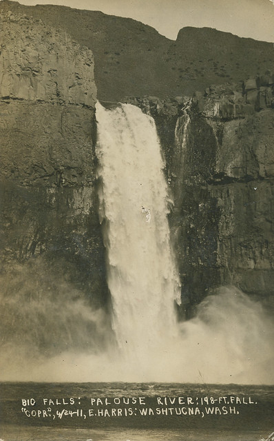 Big Falls, Palouse River, April 24, 1911 - Palouse Falls, Washington