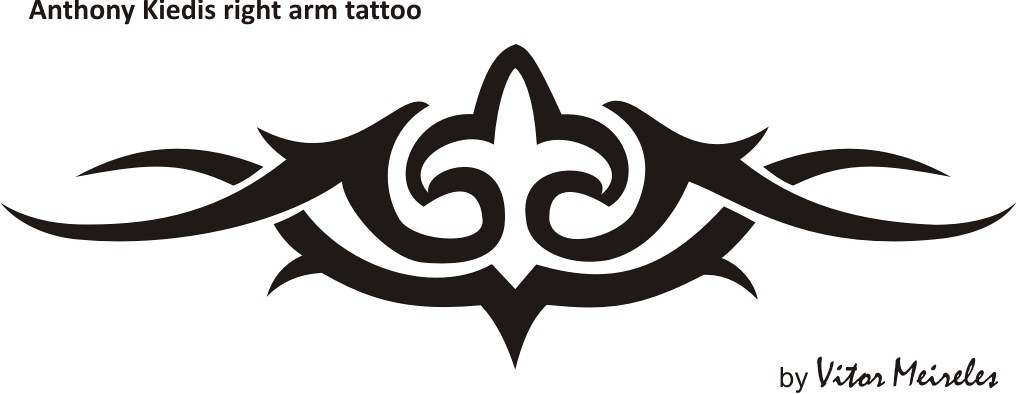 tattoo, arm, right, tribal, anthony, kiedis.