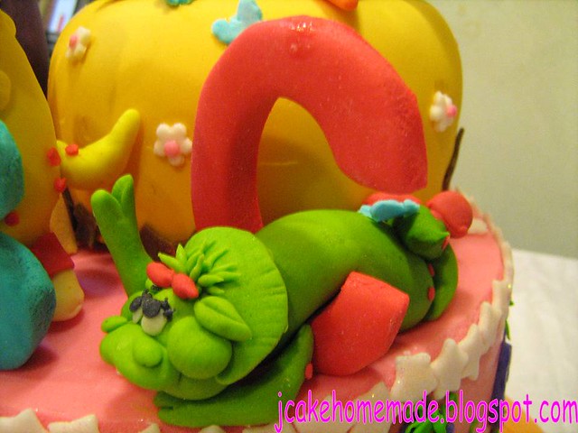 Barney and Friends Theme Birthday Cake