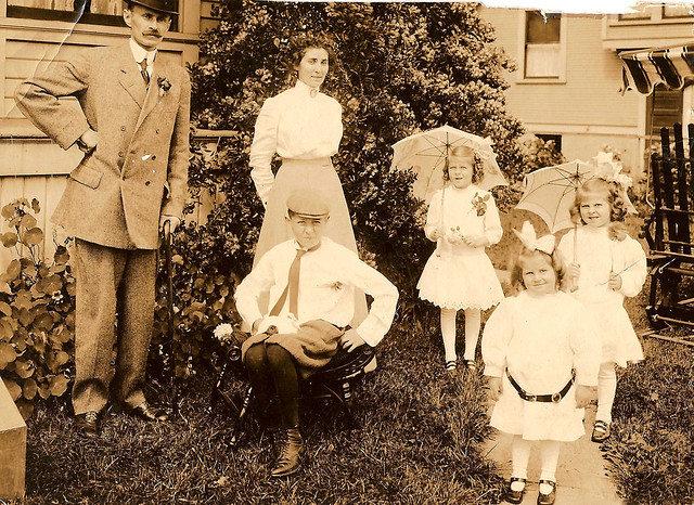 About 1910 -The Nelson family