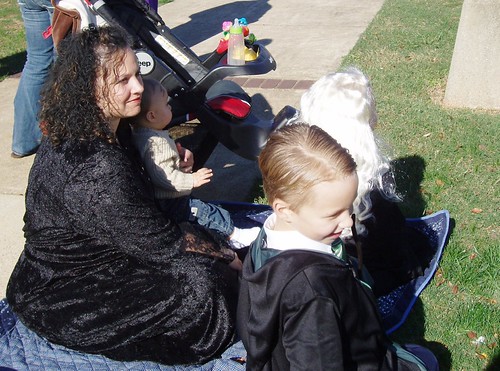 Bellatrix Lestrange holding baby Harry Potter, with little Draco Malfoy and Luna Lovegood | by Dr.Amy