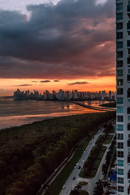 View of Panama City from Costa del Este