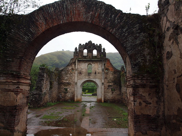 Inside the Ujarras Ruins, Costa Rica