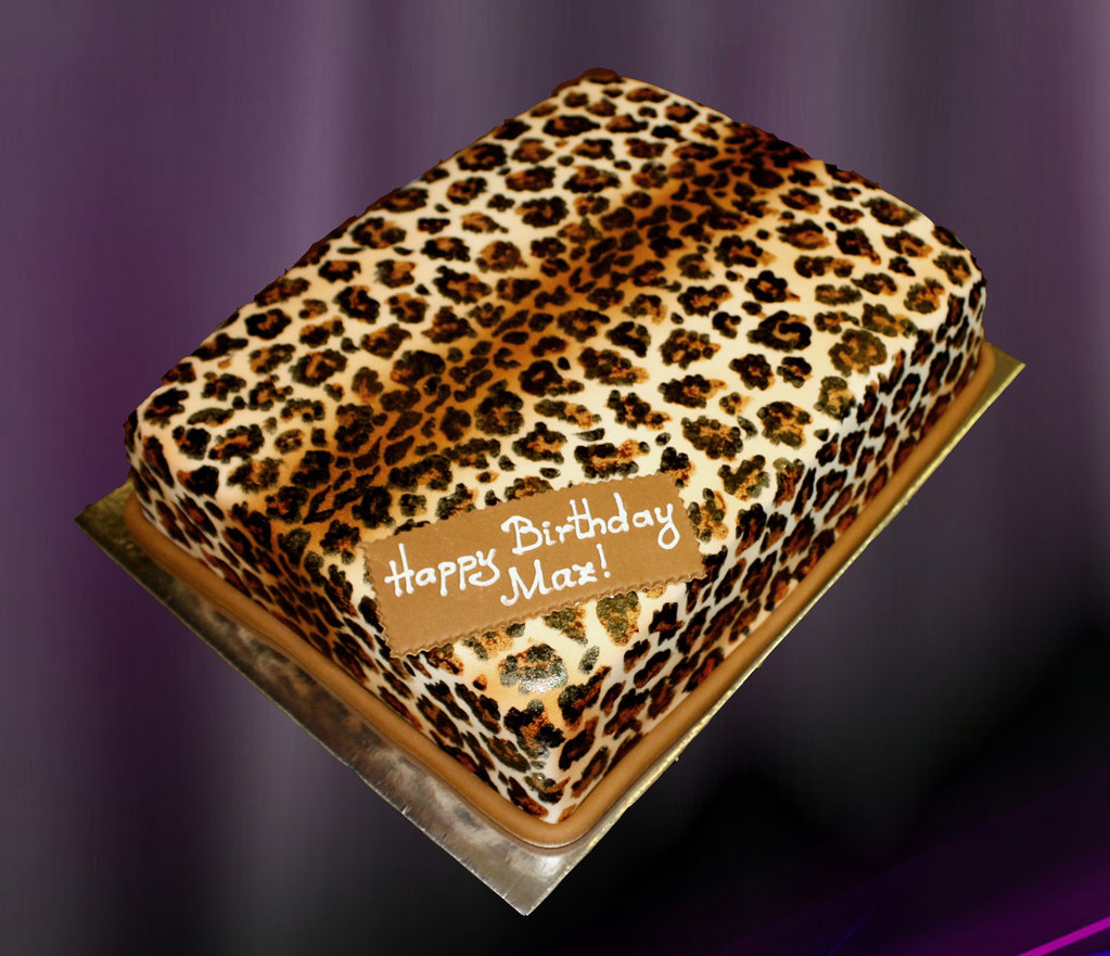 leopard print cake | Svetlana Nikolova | Flickr