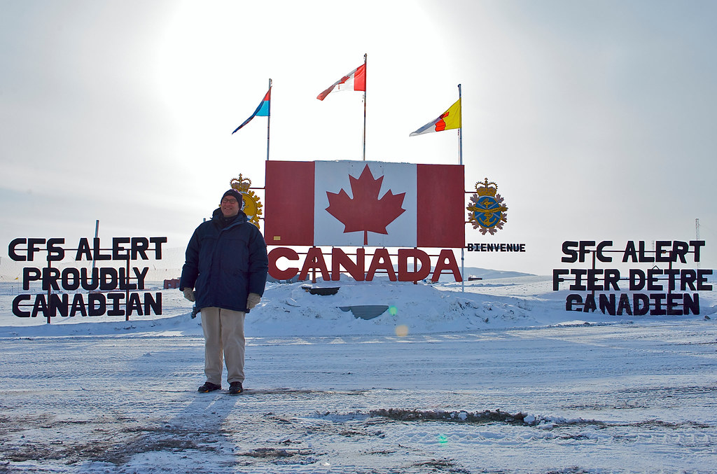 Ambassador Jacobson in Alert, Nunavut