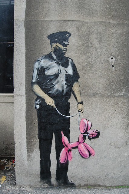 Banksy Police Dog