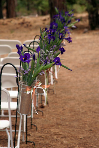 Iris flowers as isle caps by alexschoenfeldt, Photo © Alex Schoenfeldt 2006
Photos first seen on <a href="http://schoenfeldt.com/blog/630/wedding-