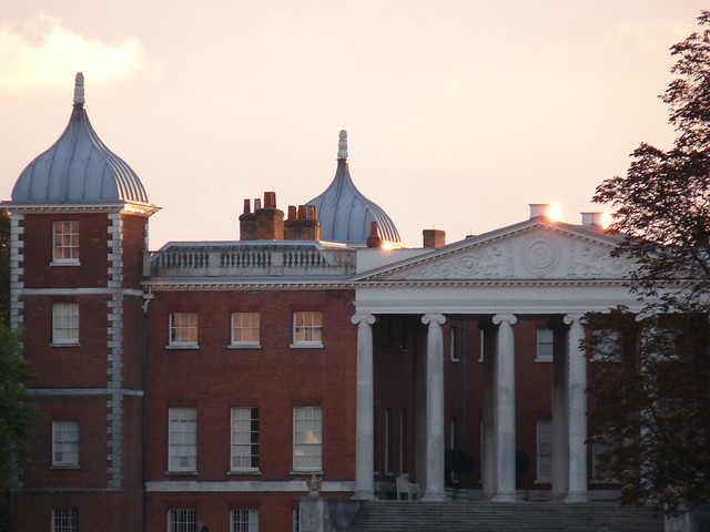Osterley Park House at sunset