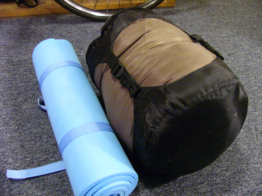 Bed roll and sleeping bag | Purchased for New Year's Eve cam… | Flickr