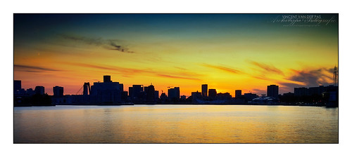Rotterdam Sunset by - 1976 (no Ai)