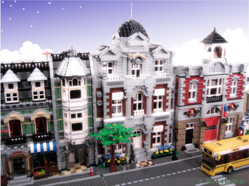 Lego City Postcard
