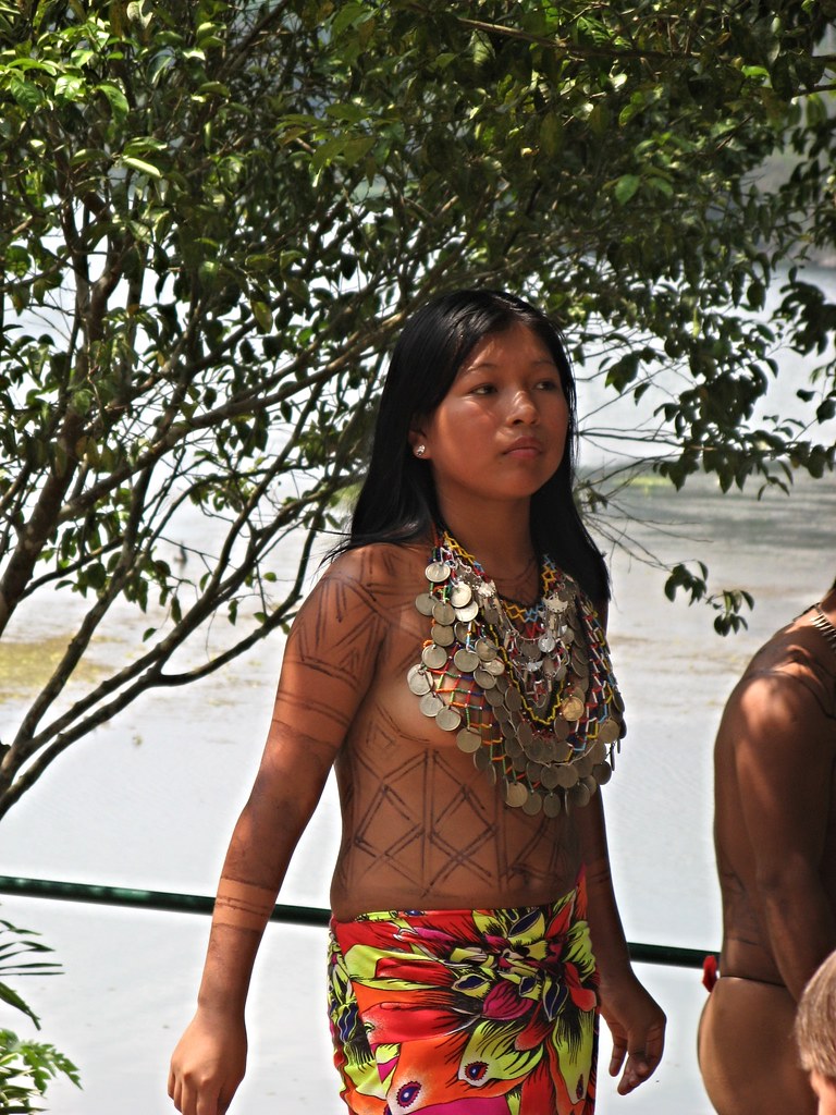 Panama - Chagres Park - Embera Puru Indians - a photo on 