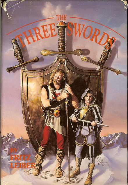 Fritz Leiber - Three Swords: Swords and Deviltry-Swords Against Death & Swords in the Mist - cover artist Morrissey