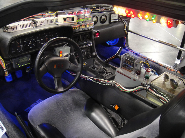 driver's seat from Paul Nigh's Time Car Delorean from Back to the Future II