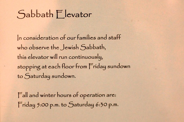 Sabbath Elevator