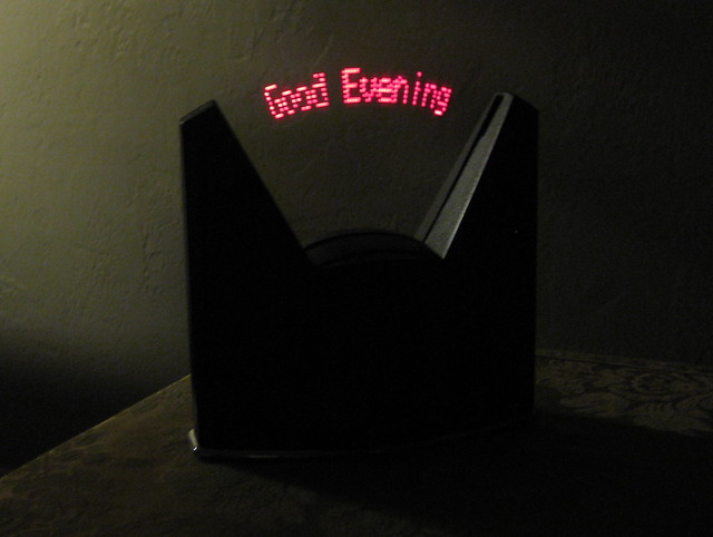 Fantazein programmable message LED clock | Flickr