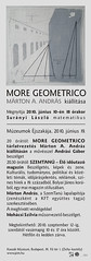 2010. június 8. 17:39 - Márton A. András: More Geometrico