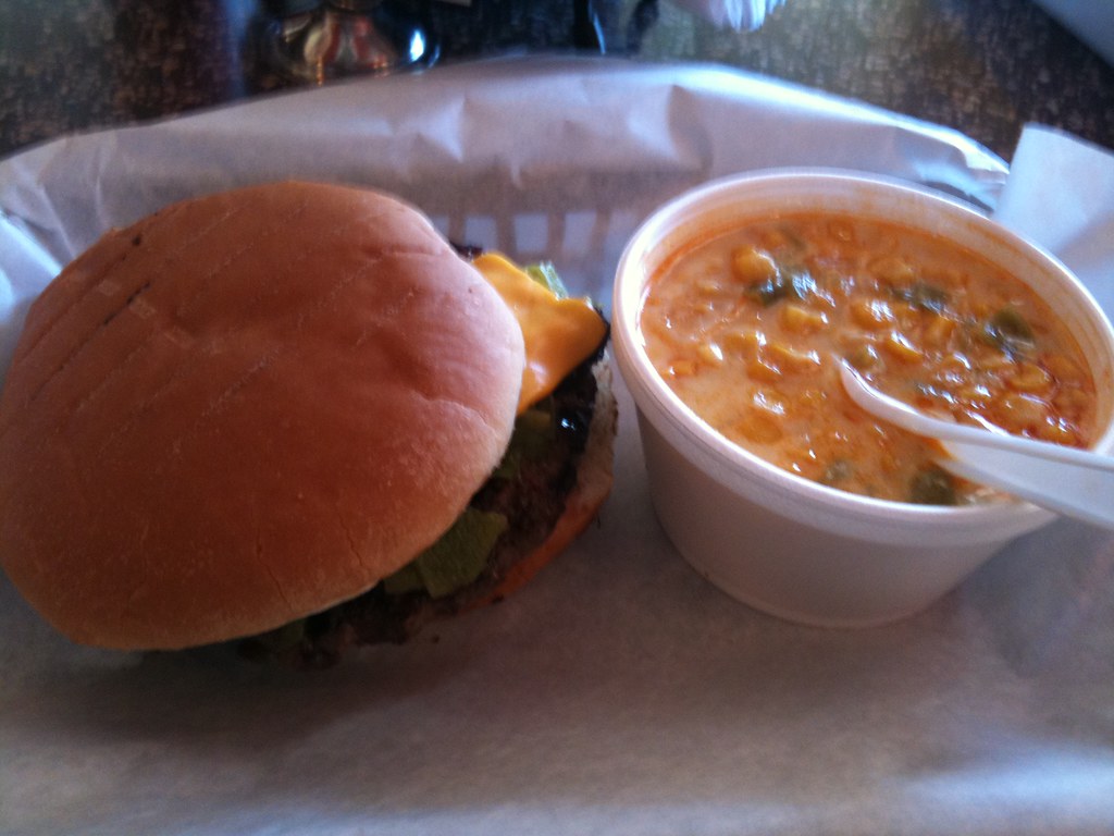 Green Chile Cheeseburger At Sparky's. Joe Lillibridge Flickr