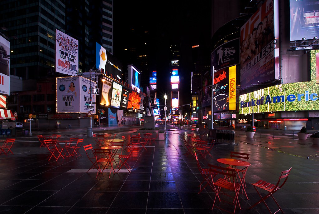 Time Square Caught Napping by Nanagyei