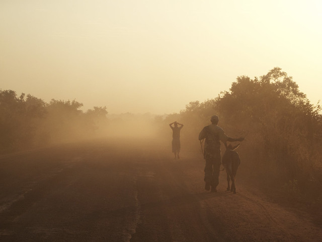 Dust dust and more! On a 930km walk around The Gambia West Africa, 2009